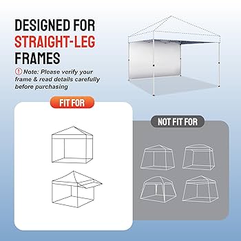 Amazon.com: CROWN SHADES SunWall Silver Coated for 10x10 Pop